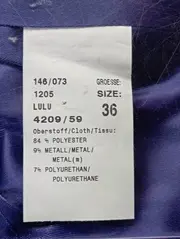 Vorschaubild 4 von Damen Blazer Gr. 36/S Blau Elegant Modern Business Jacke