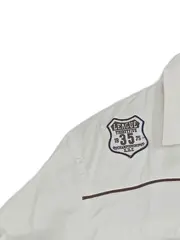 Vorschaubild 3 von EDC Herren Freizeithemd Kurzarm Beige XL Baumwolle Casual