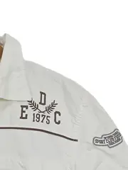 Vorschaubild 4 von EDC Herren Freizeithemd Kurzarm Beige XL Baumwolle Casual