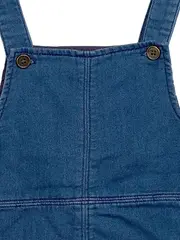 Vorschaubild 3 von Jeans Latzkleid Baby Mädchen Gr. 80 9-12 Monate Blau