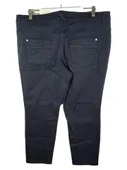 Vorschaubild 2 von Stoffhose Damen Gr. 46 Blau Casual Hose