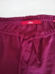 Vorschaubild 2 von Damen Bluse Gr. 40 L Pink Feminin Langarm Rüschen