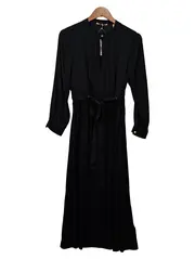 Vorschaubild 1 von Damen Freizeitkleid Maxikleid Schwarz Gr. 38/M