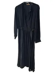 Vorschaubild 2 von Damen Freizeitkleid Maxikleid Schwarz Gr. 38/M