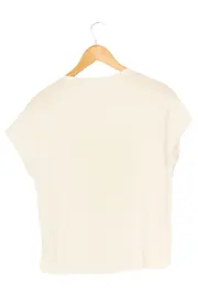 Vorschaubild 2 von Damen T-Shirt Gr. 36/S Weiß mit Schriftzug Casual Urban