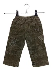Vorschaubild 1 von Kinder Cordhose Gr. 86 Oliv Cargo Hose Jungen Mädchen Cord