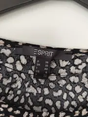 Vorschaubild 4 von Damen Langarmshirt Animal-Print Gr. 36;S Schwarz Viskose