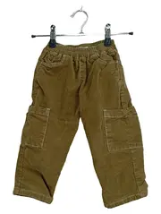 Vorschaubild 1 von Kinder Cordhose Cargohose Gr. 92 Braun Elastikbund