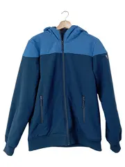 Vorschaubild 1 von Softshelljacke Kinder Gr. 176 Blau Outdoor Kapuzenjacke Übergangsjacke
