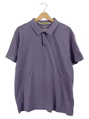 Vorschaubild 1 von Poloshirt Herren Gr. XL Lila Regular Fit Kurzarm Piqué