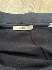 Vorschaubild 3 von Damen Langarmshirt Off-Shoulder Schwarz Gr. S Basic Baumwolle