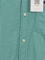 Vorschaubild 4 von Herren Freizeithemd XL Grün Kariert Kurzarm Casual Hemd