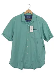 Vorschaubild 1 von Herren Freizeithemd XL Grün Kariert Kurzarm Casual Hemd