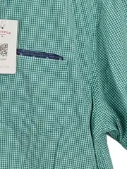 Vorschaubild 5 von Herren Freizeithemd XL Grün Kariert Kurzarm Casual Hemd