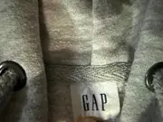 Vorschaubild 3 von Damen Kapuzenpullover Hoodie Grau Gr. XL Reißverschluss Logo