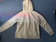 Vorschaubild 2 von Damen Kapuzenpullover Hoodie Grau Gr. XL Reißverschluss Logo