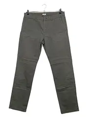 Vorschaubild 1 von Herren Chino Stoffhose W33 Oliv Casual Bio-Baumwolle Slim