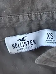 Vorschaubild 6 von Damen Hemdbluse Langarm Oliv Khaki Gr. XS Casual