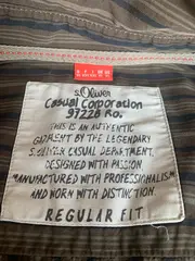 Vorschaubild 3 von Herren Freizeithemd braun gestreift Langarm XL Baumwolle