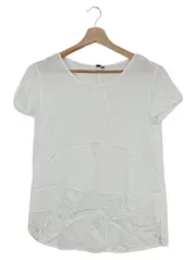 Vorschaubild 1 von Damen Bluse XS Weiß Casual Florales Muster Stickerei