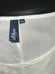 Vorschaubild 3 von Damen Bluse XS Weiß Casual Florales Muster Stickerei