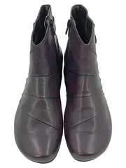 Vorschaubild 2 von Damen Stiefelette Gr. 37.5 Rot Leder Klassisch Elegant