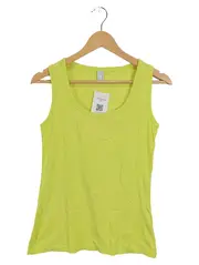 Vorschaubild 1 von Damen Top Shirt Gr. 38 Gelb Basic Baumwolle