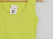 Vorschaubild 2 von Damen Top Shirt Gr. 38 Gelb Basic Baumwolle