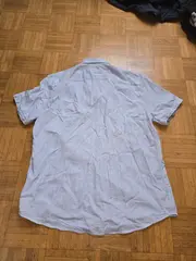 Vorschaubild 2 von Herren Freizeithemd Kurzarm Blau Gr. 56 3XL Fitted Casual