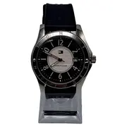 Vorschaubild 1 von Herren Quarz Armbanduhr Schwarz Silikon Datum Sportlich