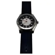 Vorschaubild 2 von Herren Quarz Armbanduhr Schwarz Silikon Datum Sportlich
