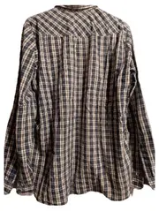 Vorschaubild 3 von Denim Karohemd Herren Langarm Gr. XL Blau Freizeithemd