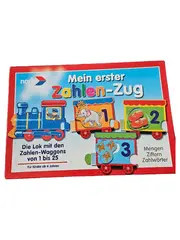 Vorschaubild 1 von Mein erster Zahlen-Zug Puzzle Lernspiel Kinder ab 4 Jahre Zahlen lernen