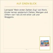 Vorschaubild 2 von Mein erster Zahlen-Zug Puzzle Lernspiel Kinder ab 4 Jahre Zahlen lernen
