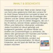 Vorschaubild 3 von Mein erster Zahlen-Zug Puzzle Lernspiel Kinder ab 4 Jahre Zahlen lernen