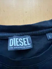 Vorschaubild 3 von Herren T-Shirt Schwarz CD Print Logo Gr. L Baumwolle