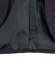 Vorschaubild 2 von Damen Blazer Bolero Gr. 36/S Schwarz Elegant Punkte Kurzarm