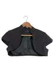 Vorschaubild 1 von Damen Blazer Bolero Gr. 36/S Schwarz Elegant Punkte Kurzarm
