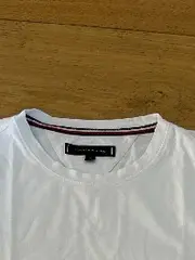 Vorschaubild 4 von T-Shirt Herren Gr. M Weiß Basic Rundhals Logo Baumwolle