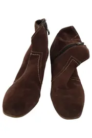 Vorschaubild 2 von Damen Stiefelette Gr. 39 Braun Wildleder Elegant Klassisch