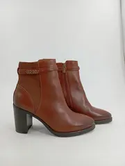 Vorschaubild 2 von Damen Stiefeletten Leder Braun Gr. 39 Klassisch