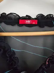 Vorschaubild 5 von EDC Damen Bluse Schwarz Grafisch Muster Langarm Seide XS