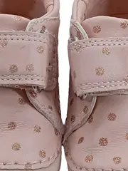 Vorschaubild 2 von Mädchen Lauflernschuhe Rosa Glitzer Punkte Klettverschluss Gr. 19
