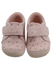 Vorschaubild 1 von Mädchen Lauflernschuhe Rosa Glitzer Punkte Klettverschluss Gr. 19