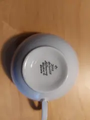 Vorschaubild 4 von Inka Tasse Weiß Goldrand Porzellan Klassisch