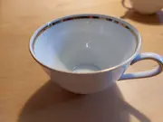 Vorschaubild 3 von Inka Tasse Weiß Goldrand Porzellan Klassisch
