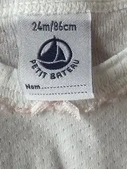 Vorschaubild 3 von Baby Body Langarm Weiß Gr. 86 Baumwolle Mädchen