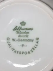 Vorschaubild 5 von Kaffeetasse mit Untertasse Bavaria Blumendekor Porzellan