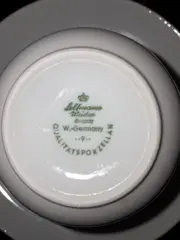 Vorschaubild 3 von Kaffeetasse mit Untertasse Bavaria Blumendekor Porzellan