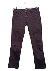 Vorschaubild 1 von Damen Stoffhose Lila Größe S 36 W28 Button-Fly Casual